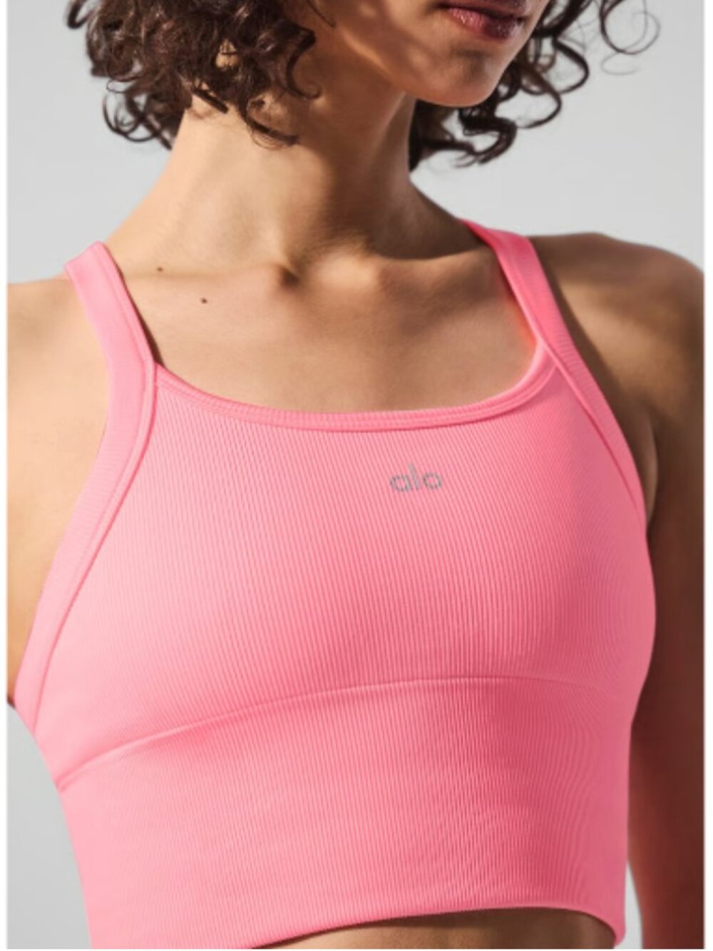 Alo Seamless Ribbed Favorite Bra Tank